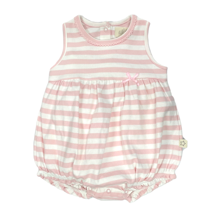 BLO1520040 - Large Pink Stripe Bloomer w/ Bow