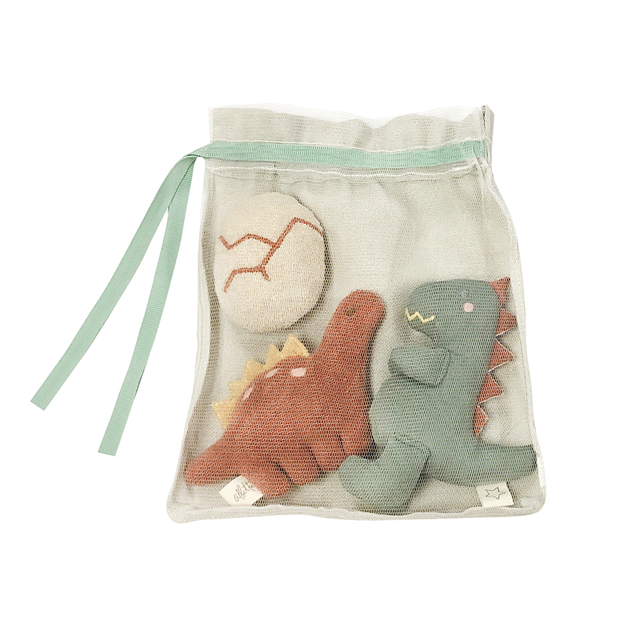 CRR0190092 - Set of 3 Prehistoric Rattles in Bag